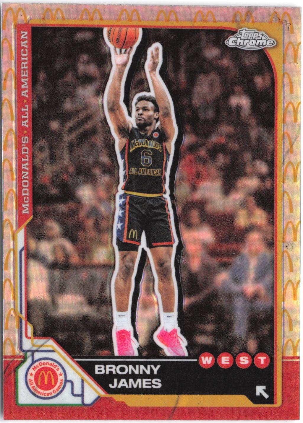 Bronny James [McDonald's Logo Refractor] #77