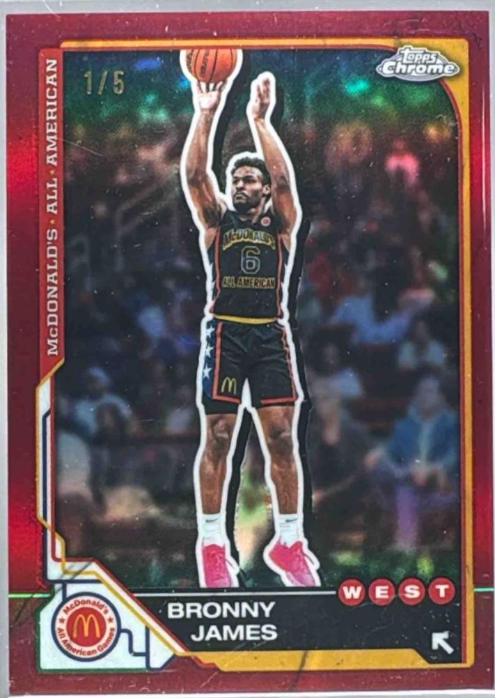 Bronny James [Red Refractor] #77