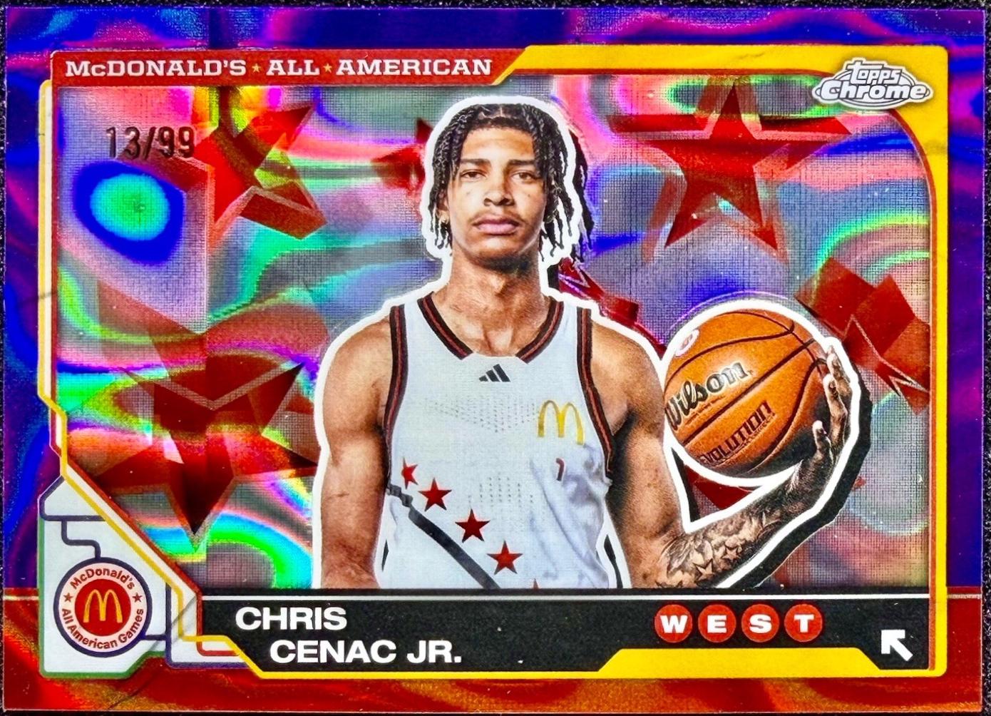 Chris Cenac Jr. [Purple Lava Refractor] #49