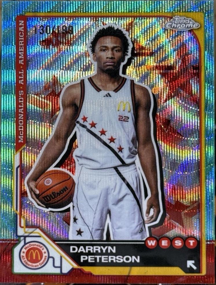 Darryn Peterson [Aqua Wave Refractor] #12