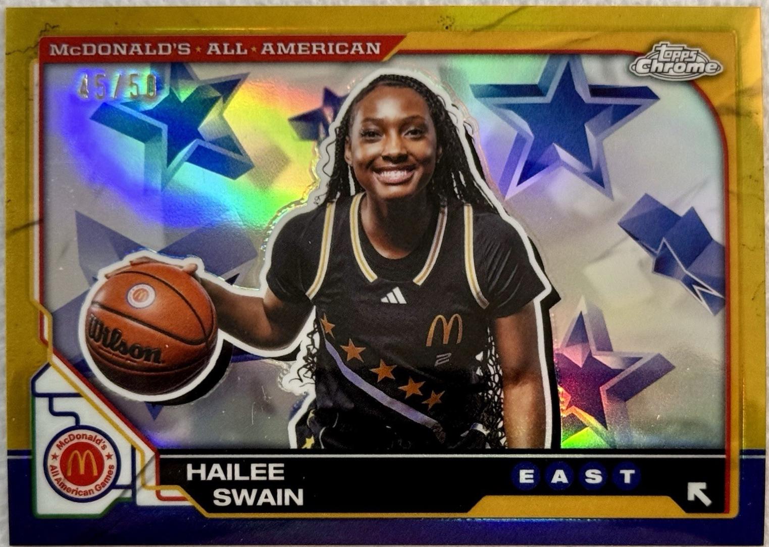 Hailee Swain [Gold Refractor] #57