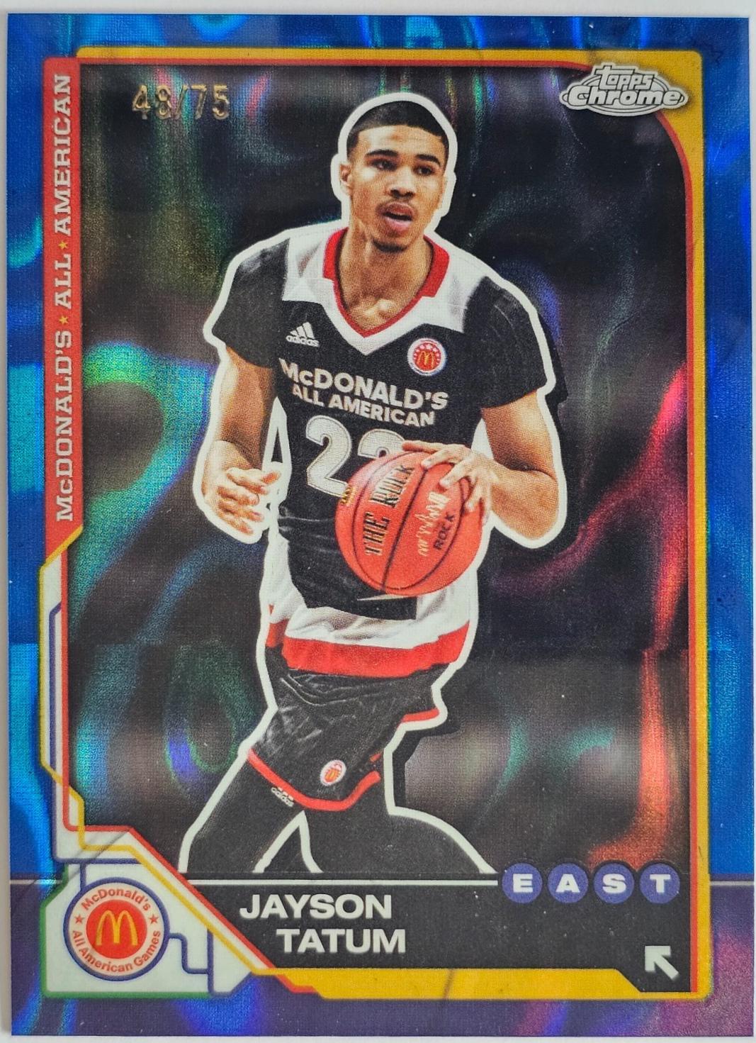 Jayson Tatum [Blue Lava Refractor] #78