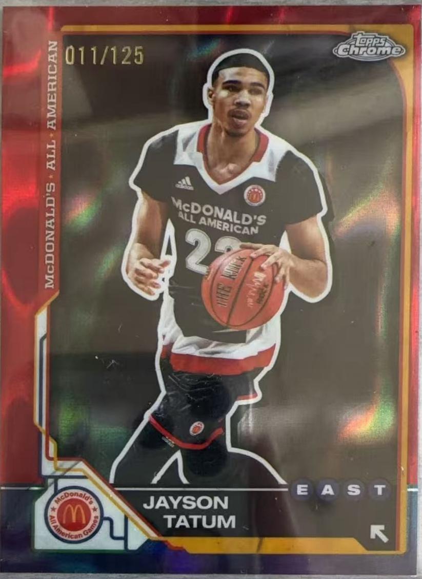Jayson Tatum [Red RayWave Refractor] #78