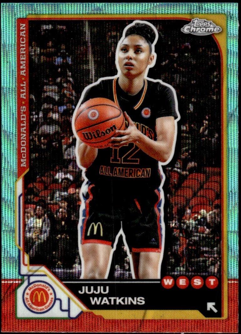 JuJu Watkins [Aqua Wave Refractor] #84