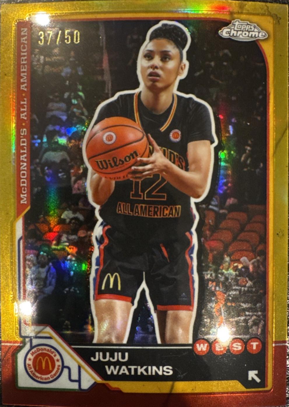 JuJu Watkins [Gold Refractor] #84