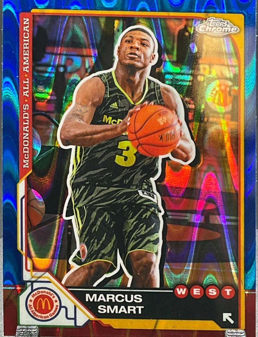 Marcus Smart [Blue RayWave Refractor] #91