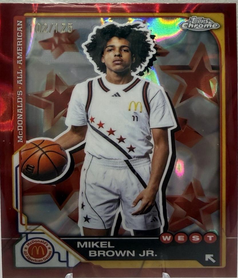 Mikel Brown Jr. [Red Lava Refractor] #9