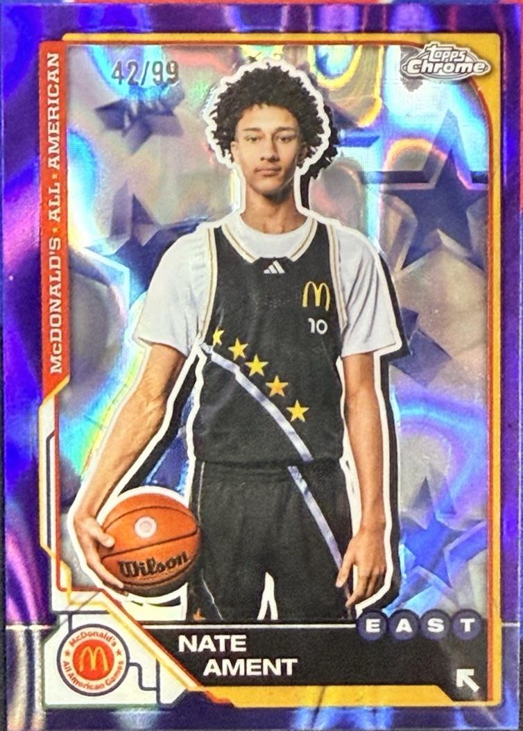 Nate Ament [Purple Lava Refractor] #3