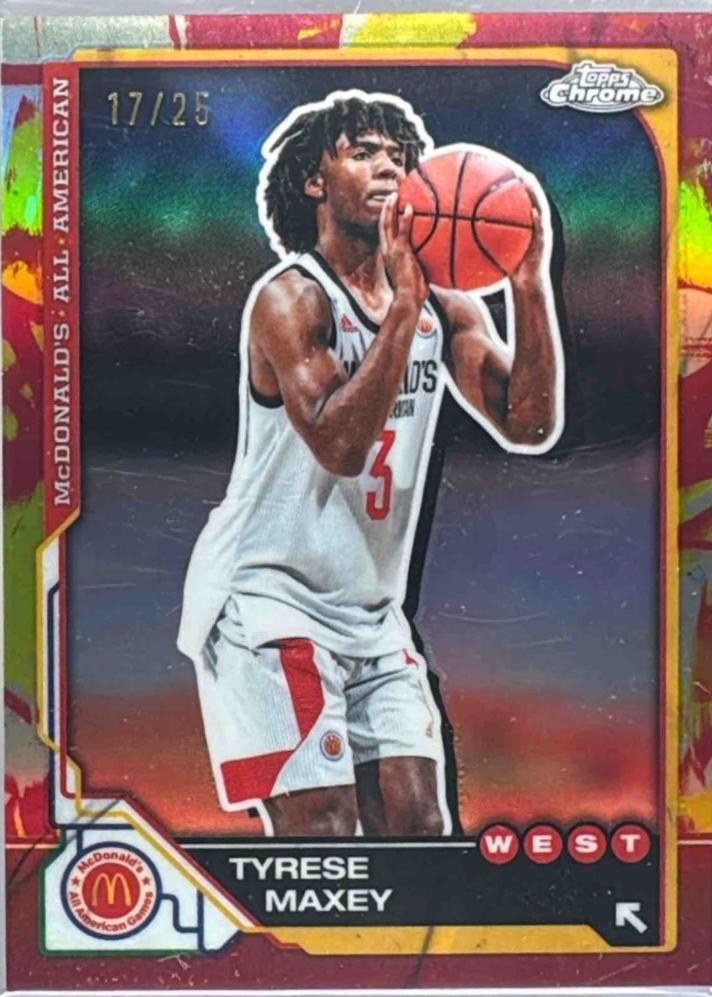 Tyrese Maxey [Tie-Dye Refractor] #80