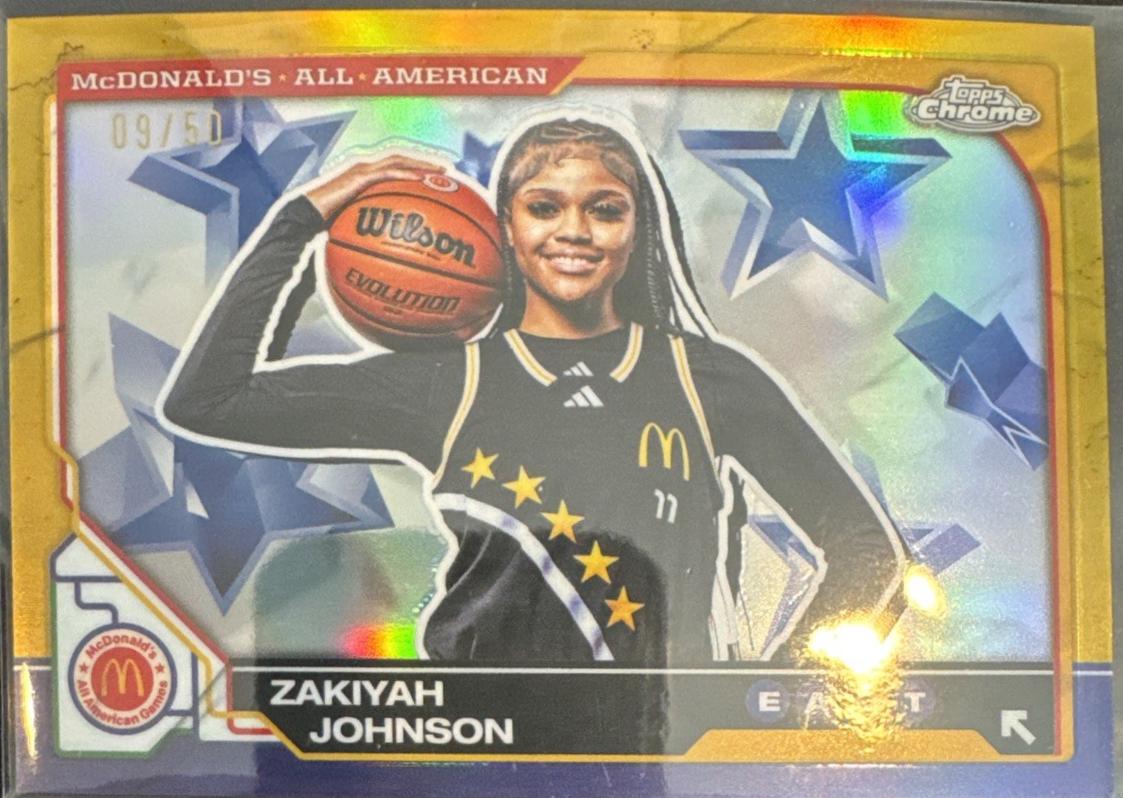 Zakiyah Johnson [Gold Refractor] #65