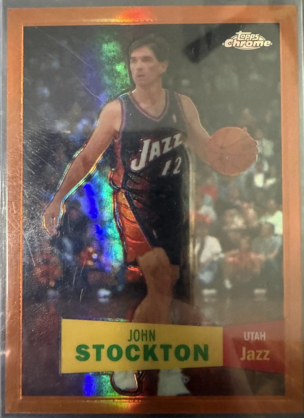 John Stockton [1957 Orange Refractor] #98
