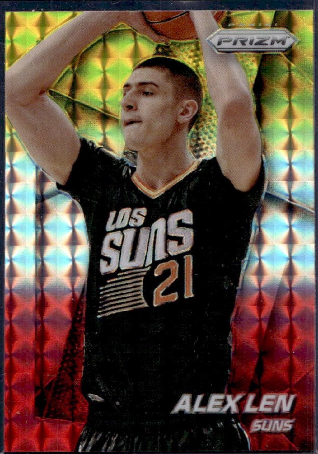 Alex Len [Yellow and Red Mosaic Prizm] #27