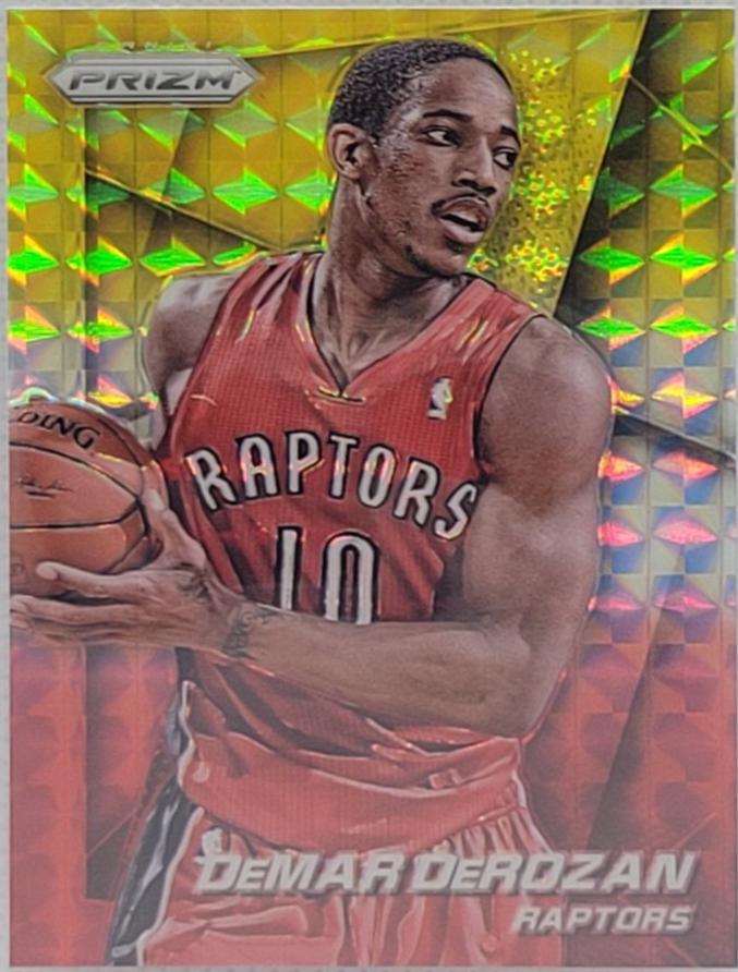 DeMar DeRozan [Yellow and Red Mosaic Prizm] #51