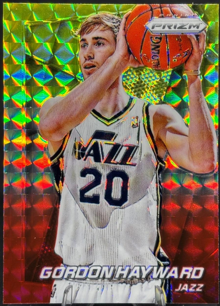 Gordon Hayward [Yellow and Red Mosaic Prizm] #93