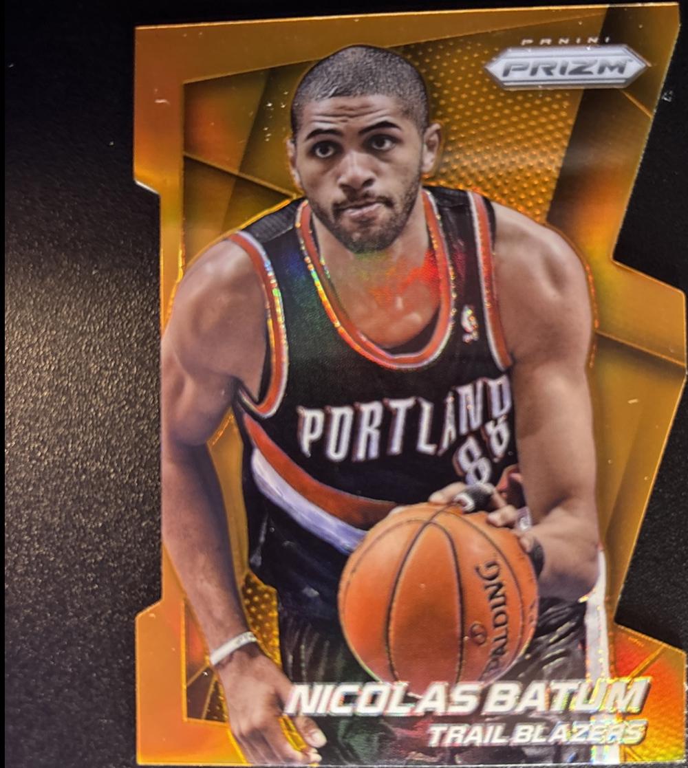 Nicolas Batum [Orange Die Cut Prizm] #50
