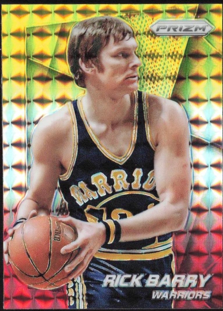 Rick Barry [Yellow and Red Mosaic Prizm] #159