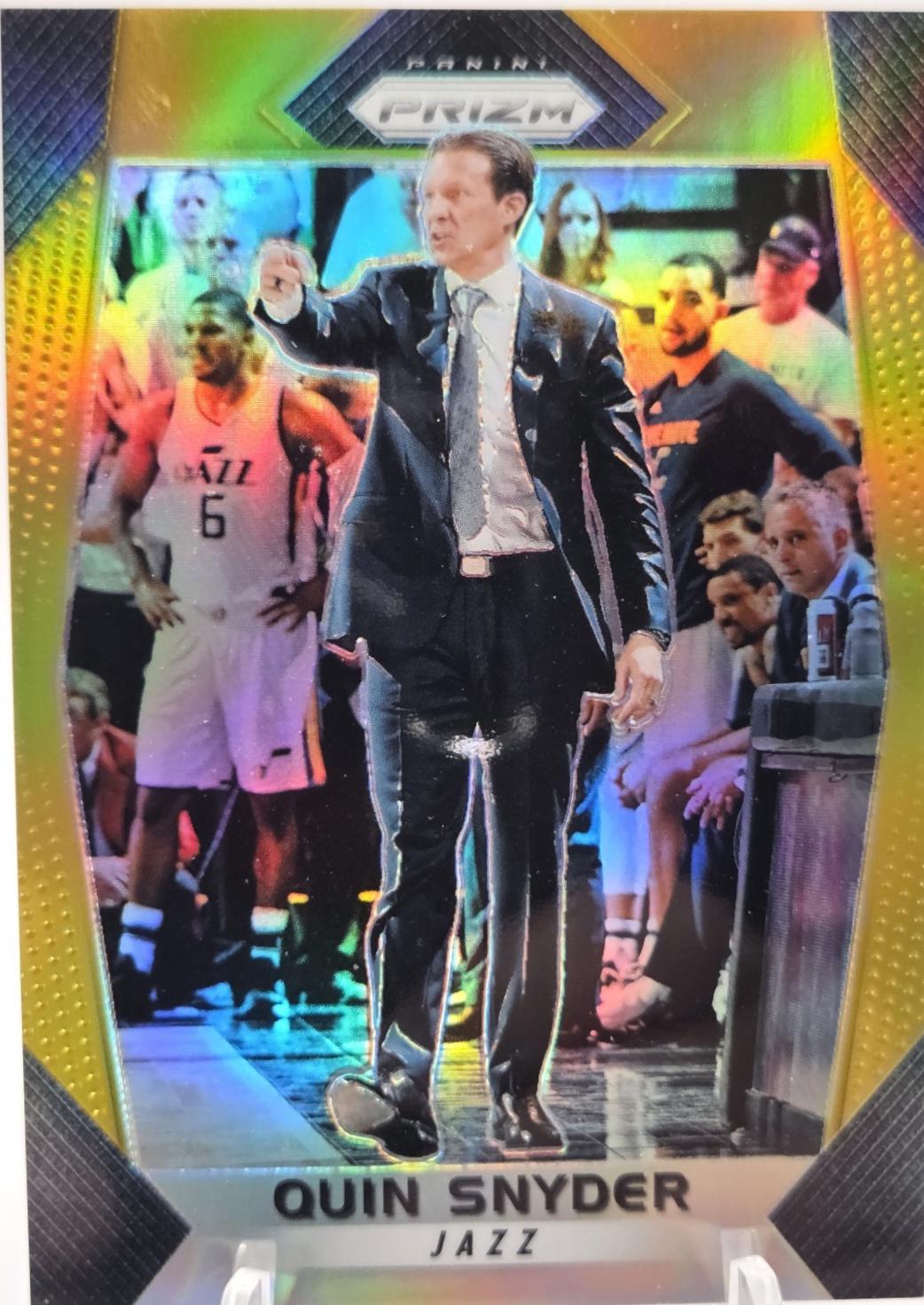 Quin Snyder [Gold Prizm] #120