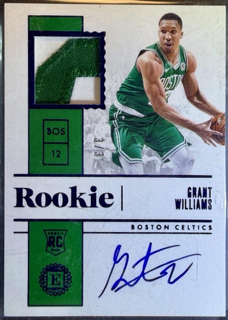 Grant Williams [Jersey Autograph Blue] #200