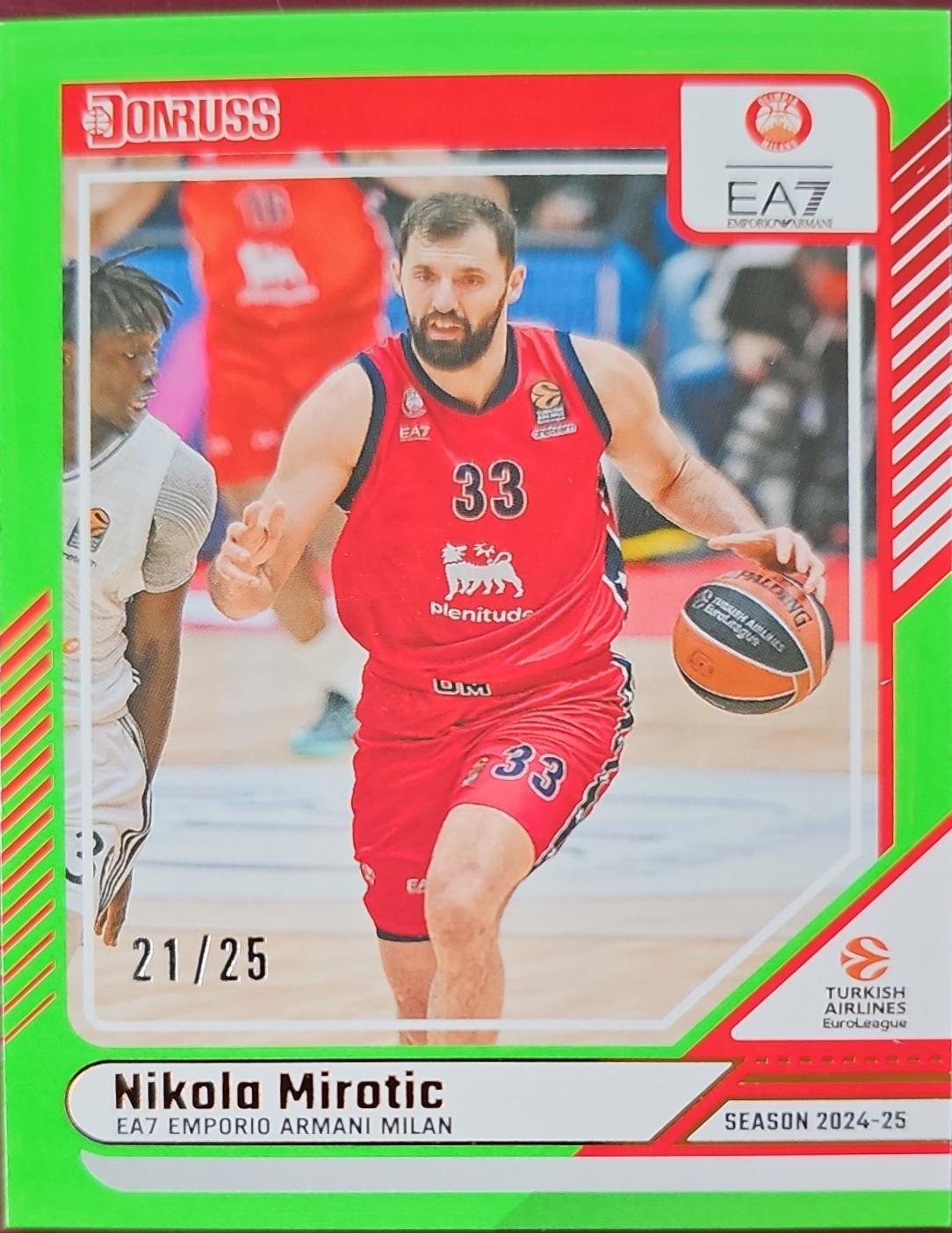 Nikola Mirotic [Neon Green Flood] #107