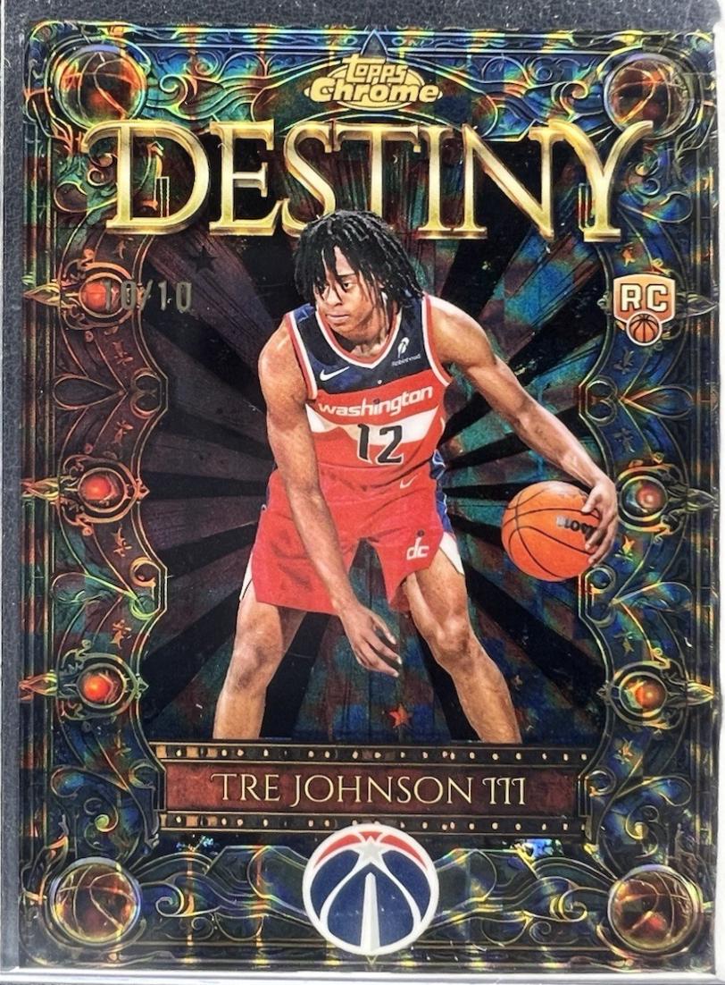 Tre Johnson III [Refractor Black Geometric] #D-6