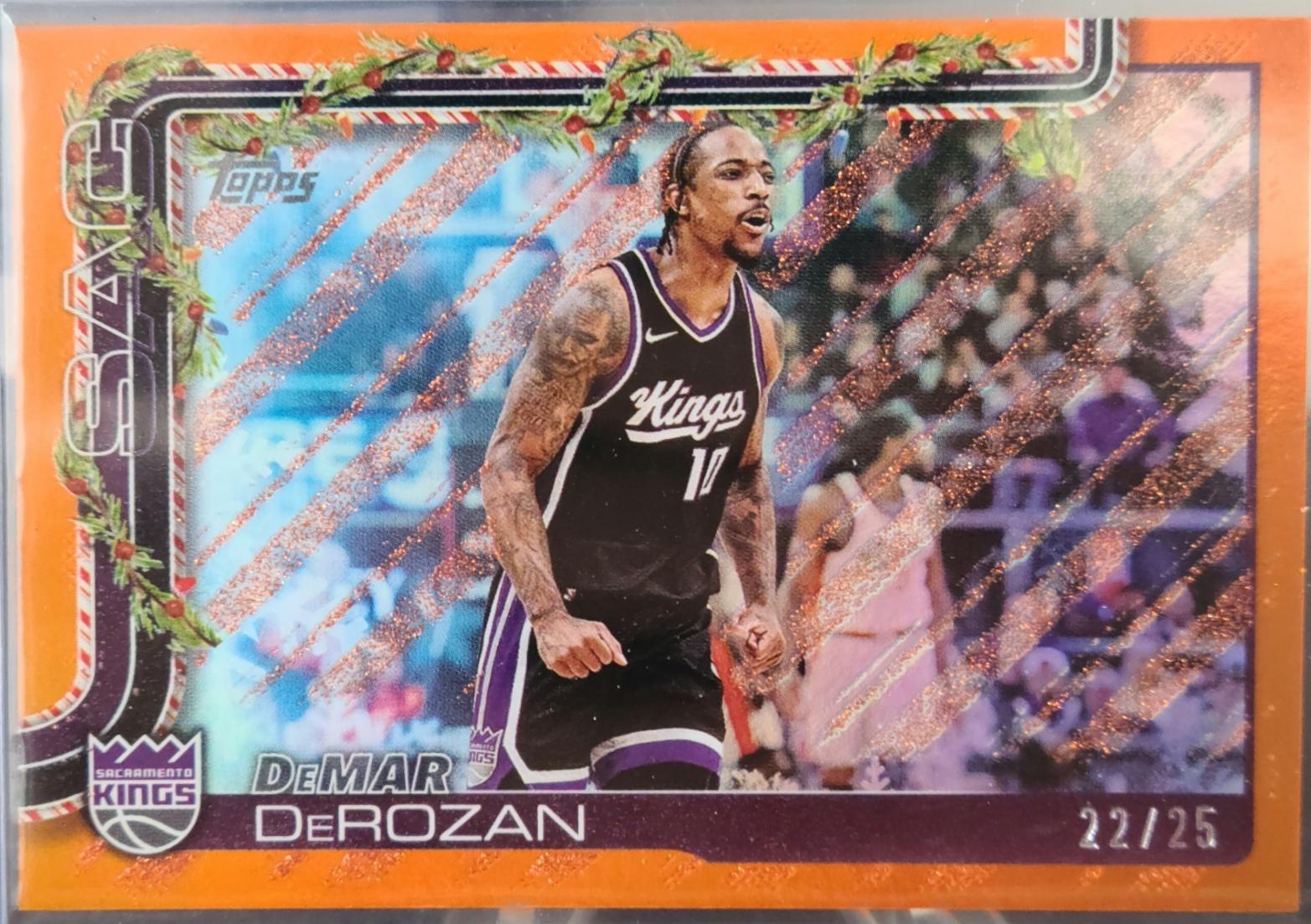 DeMar DeRozan [Orange Metallic Glitter] #H129