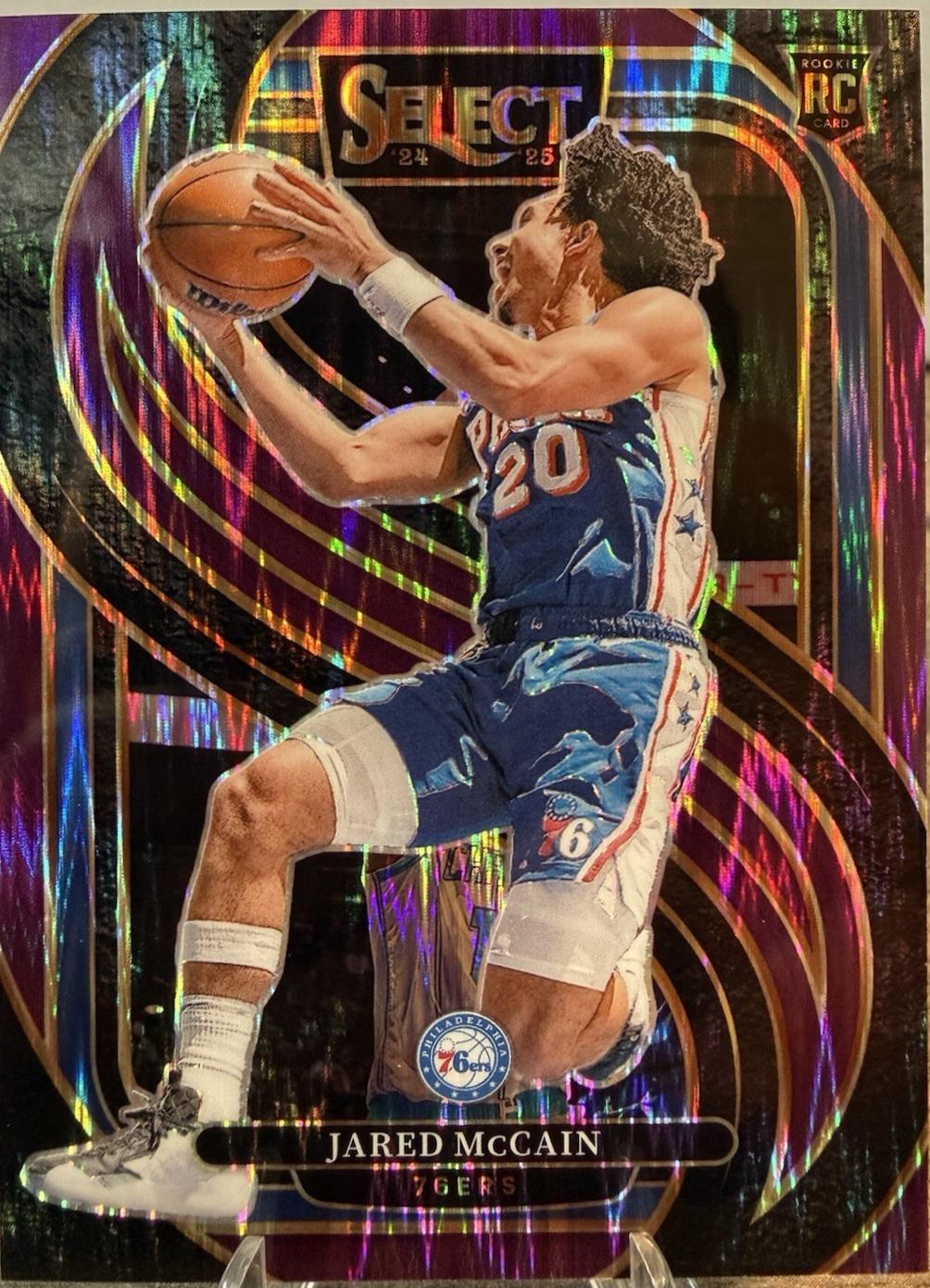 Jared McCain [Purple Flash Prizm] #184