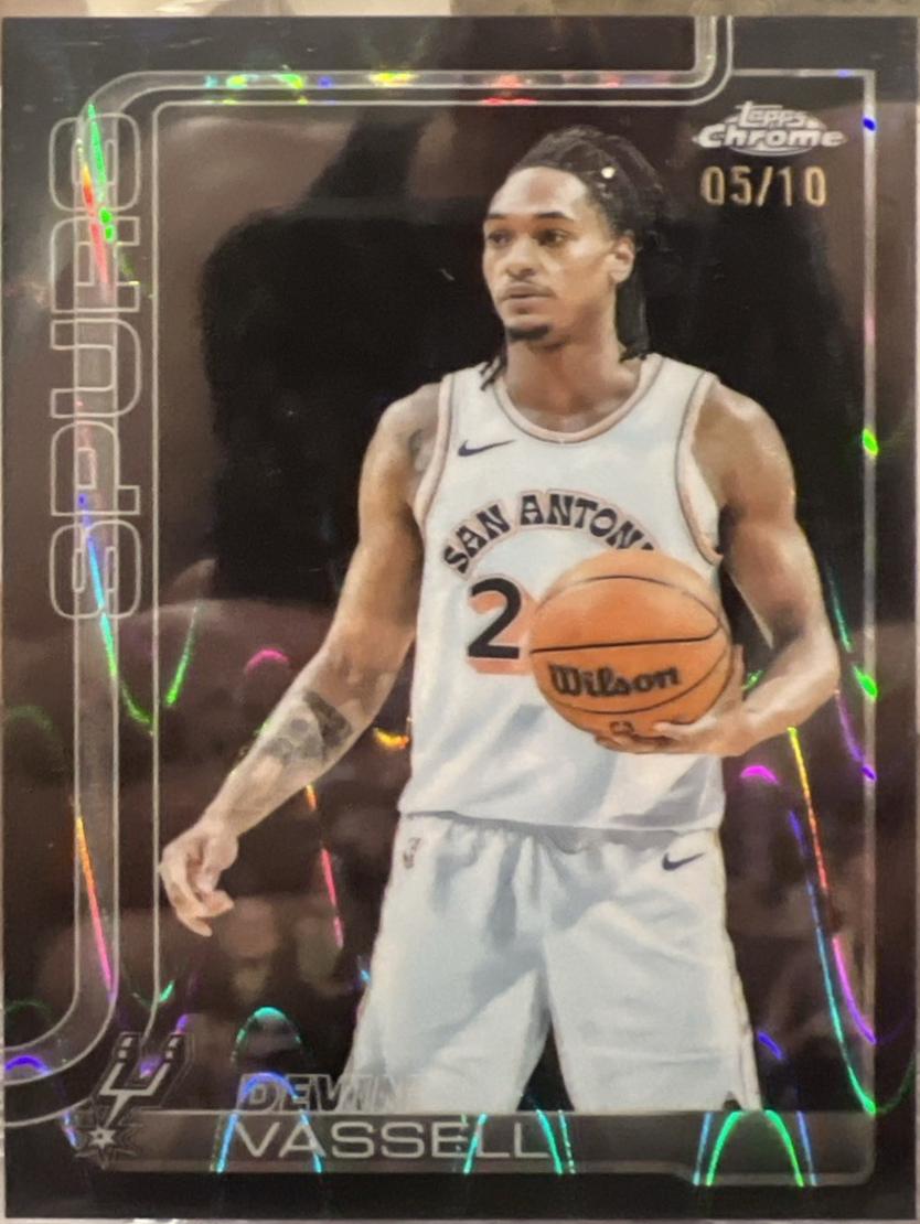 Devin Vassell [RayWave Black Refractor] #202