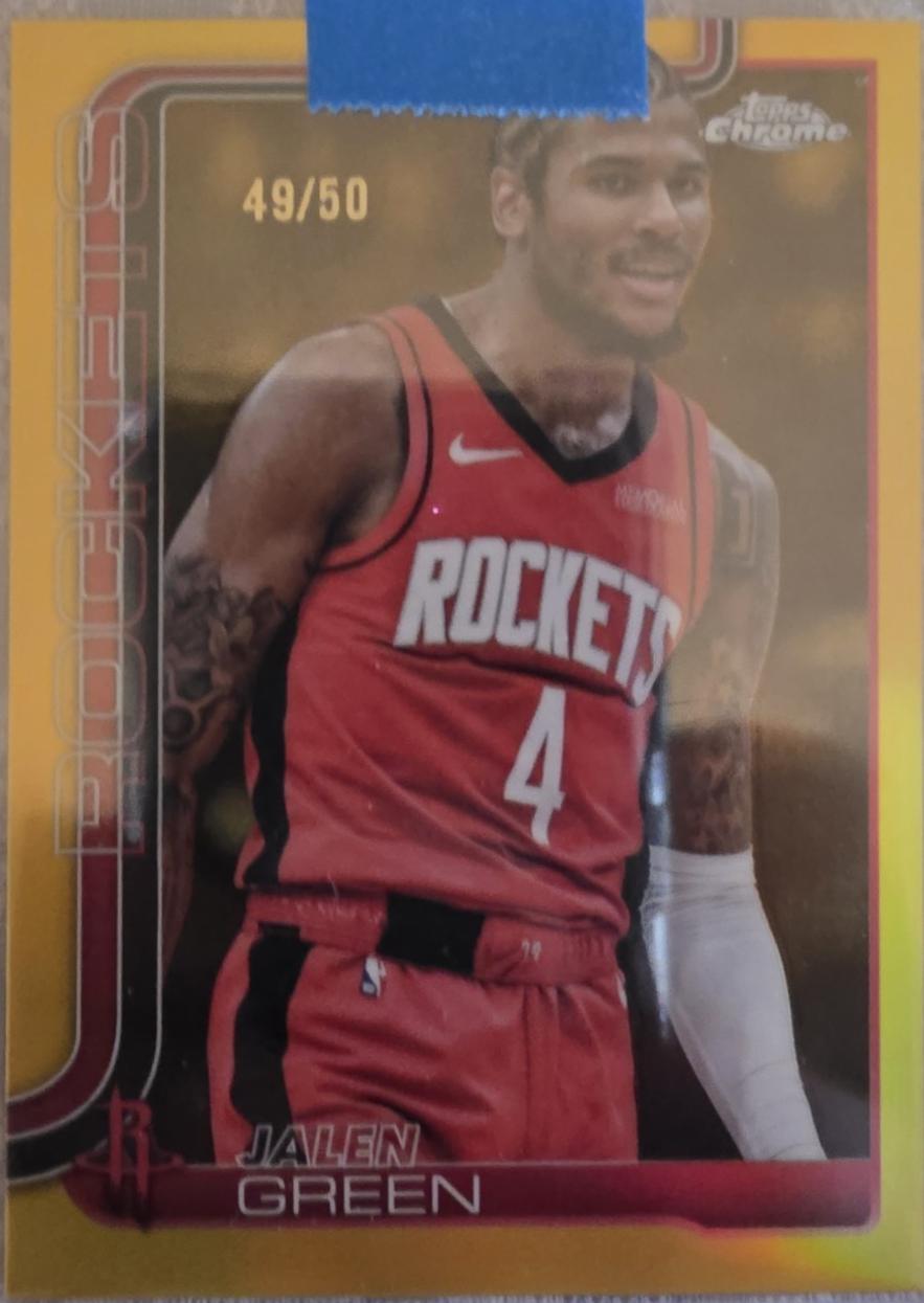 Jalen Green [Gold Refractor] #58