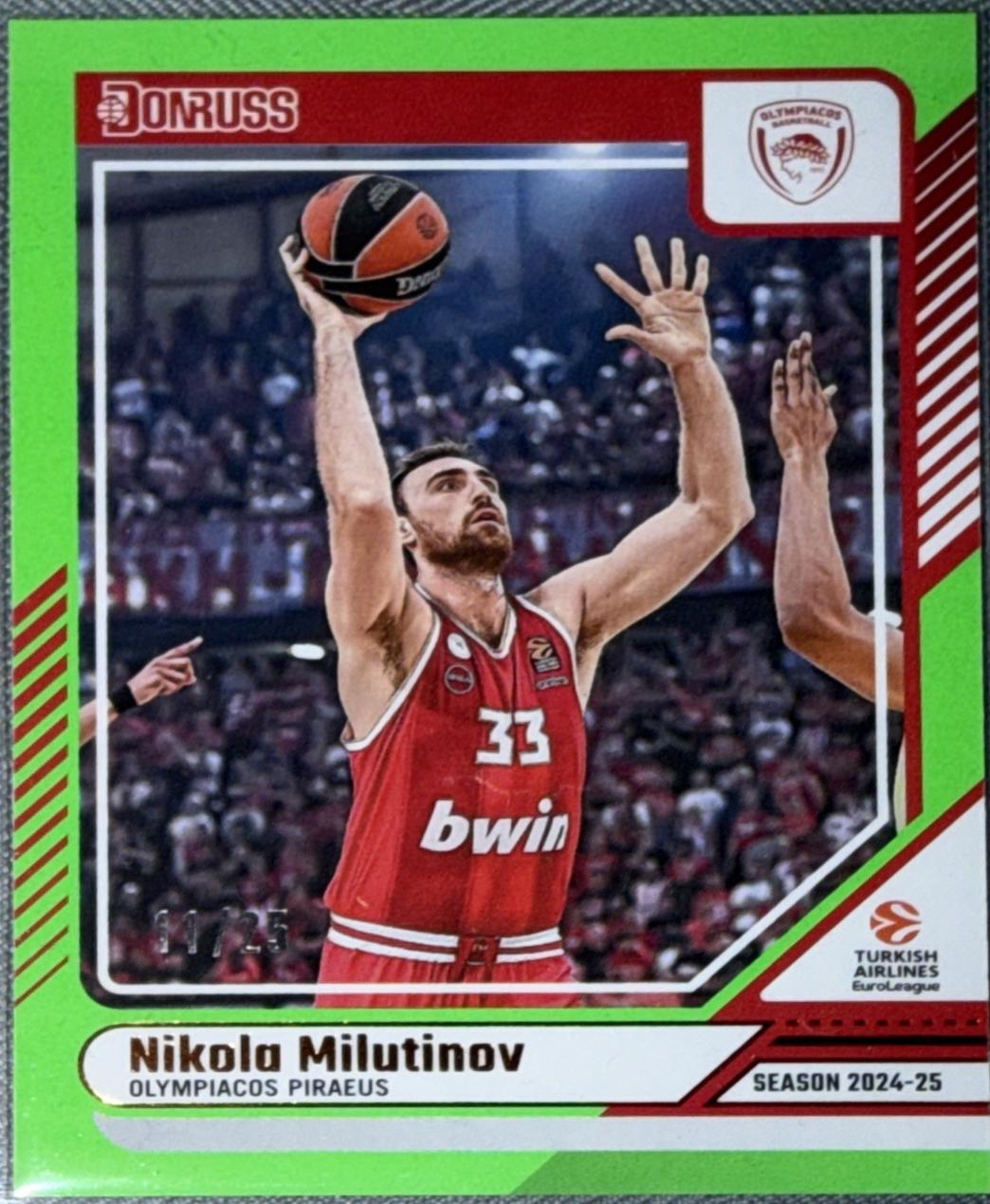 Nikola Milutinov [Neon Green Flood] #125