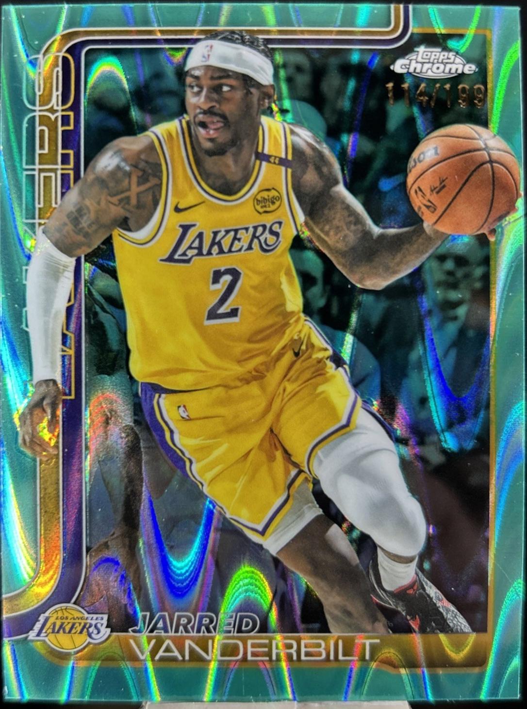 Jarred Vanderbilt [Aqua Refractor] #154