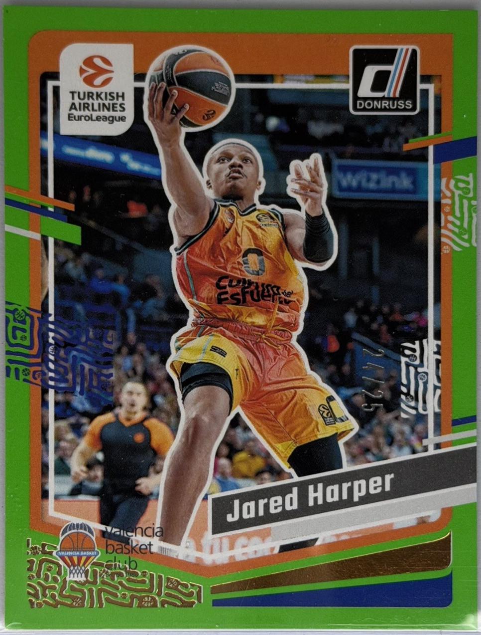 Jared Harper [Neon Green Flood] #139