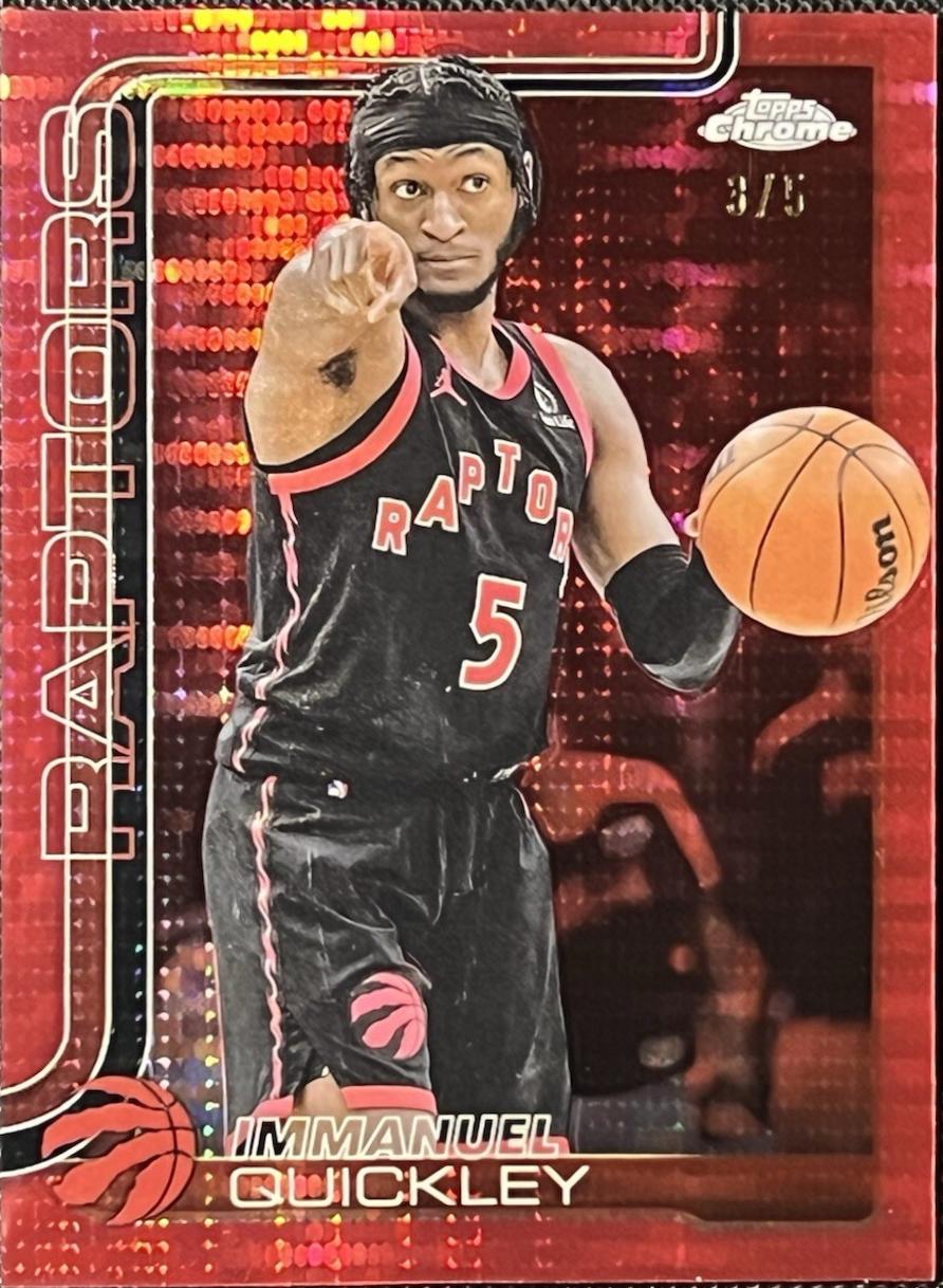Immanuel Quickley [Pulsar Red Refractor] #212