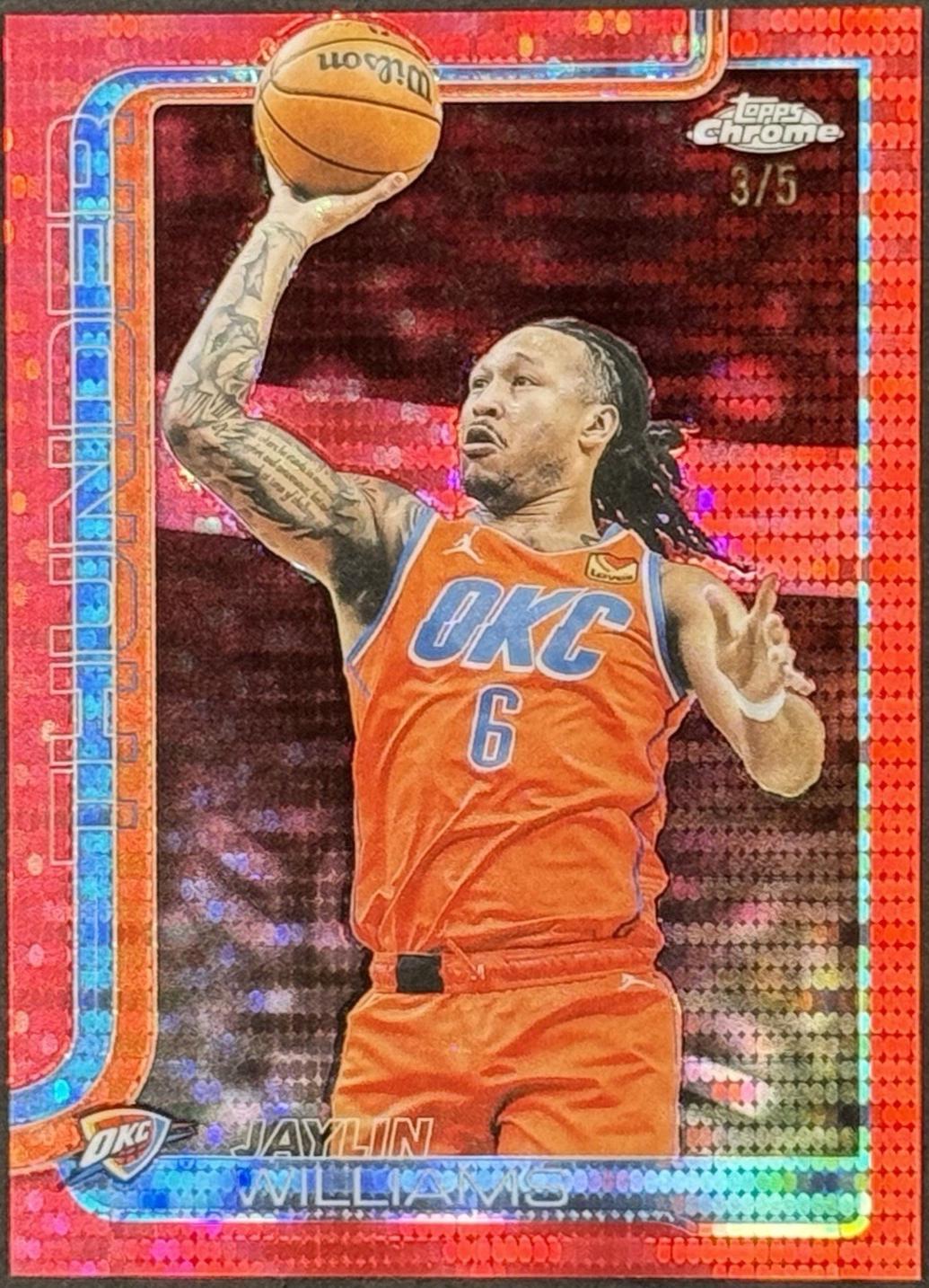 Jaylin Williams [Pulsar Red Refractor] #105