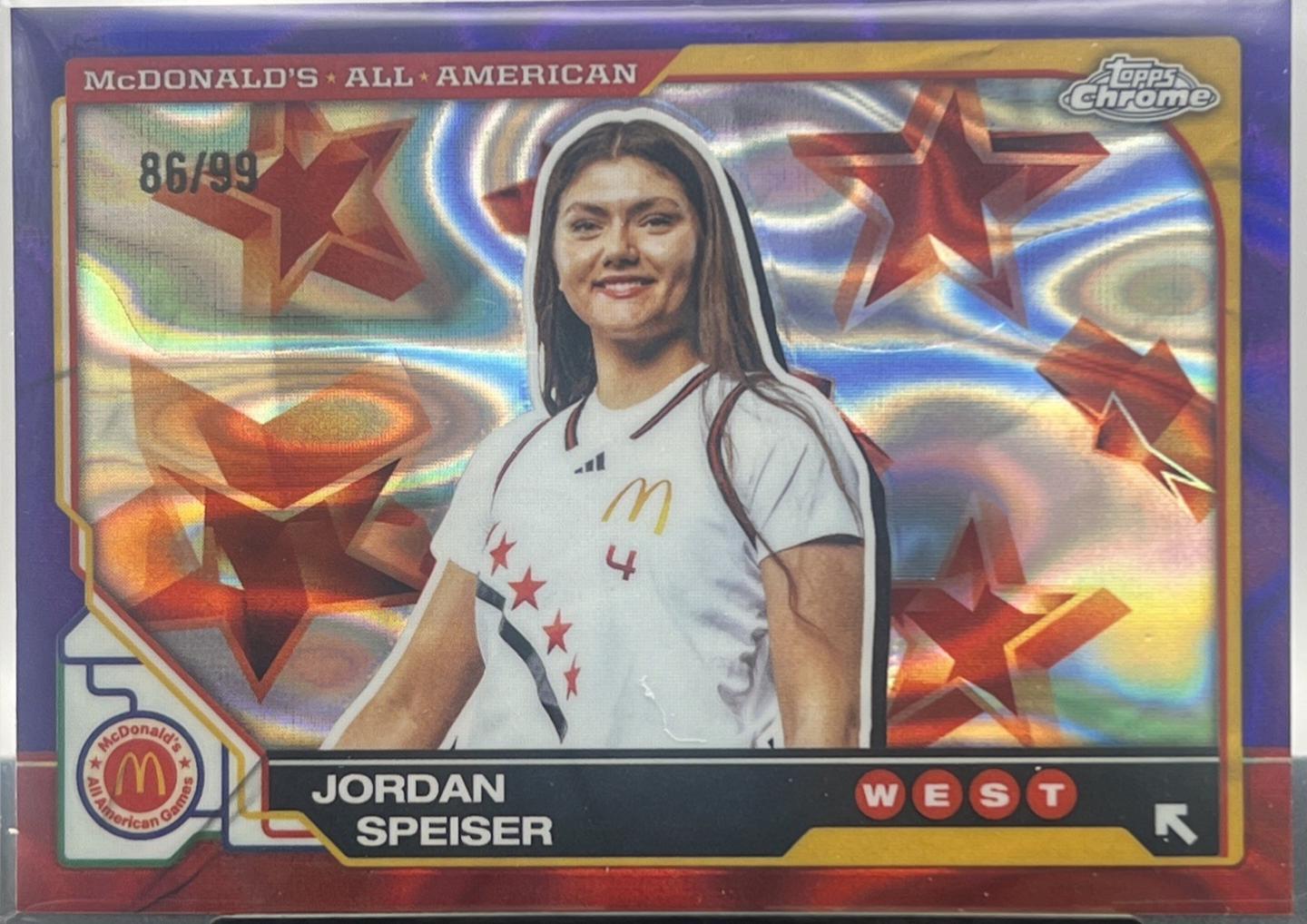 Jordan Speiser [Purple RayWave Refractor] #75