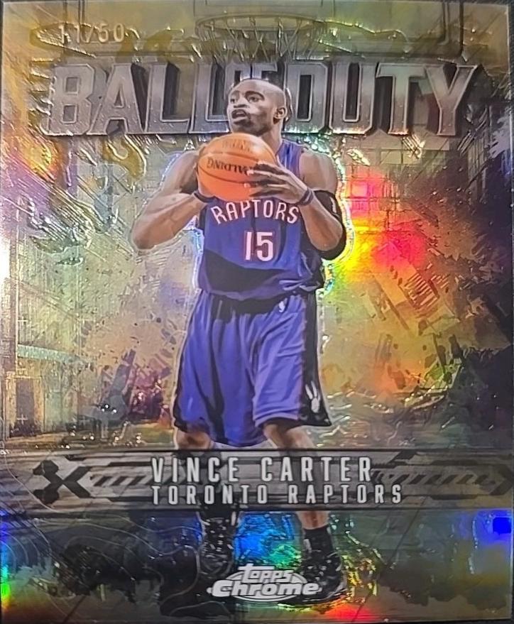 Vince Carter [Gold Refractor] #BD-20