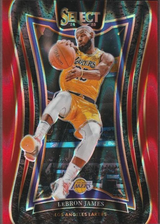LeBron James [Red Tectonic Prizm] #310