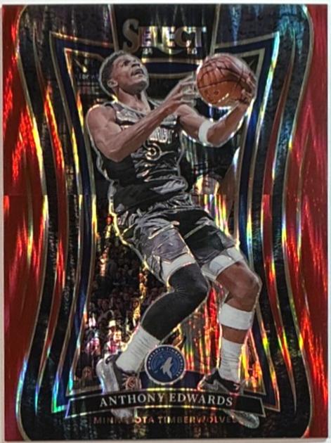 Anthony Edwards [Red Tectonic Prizm] #365