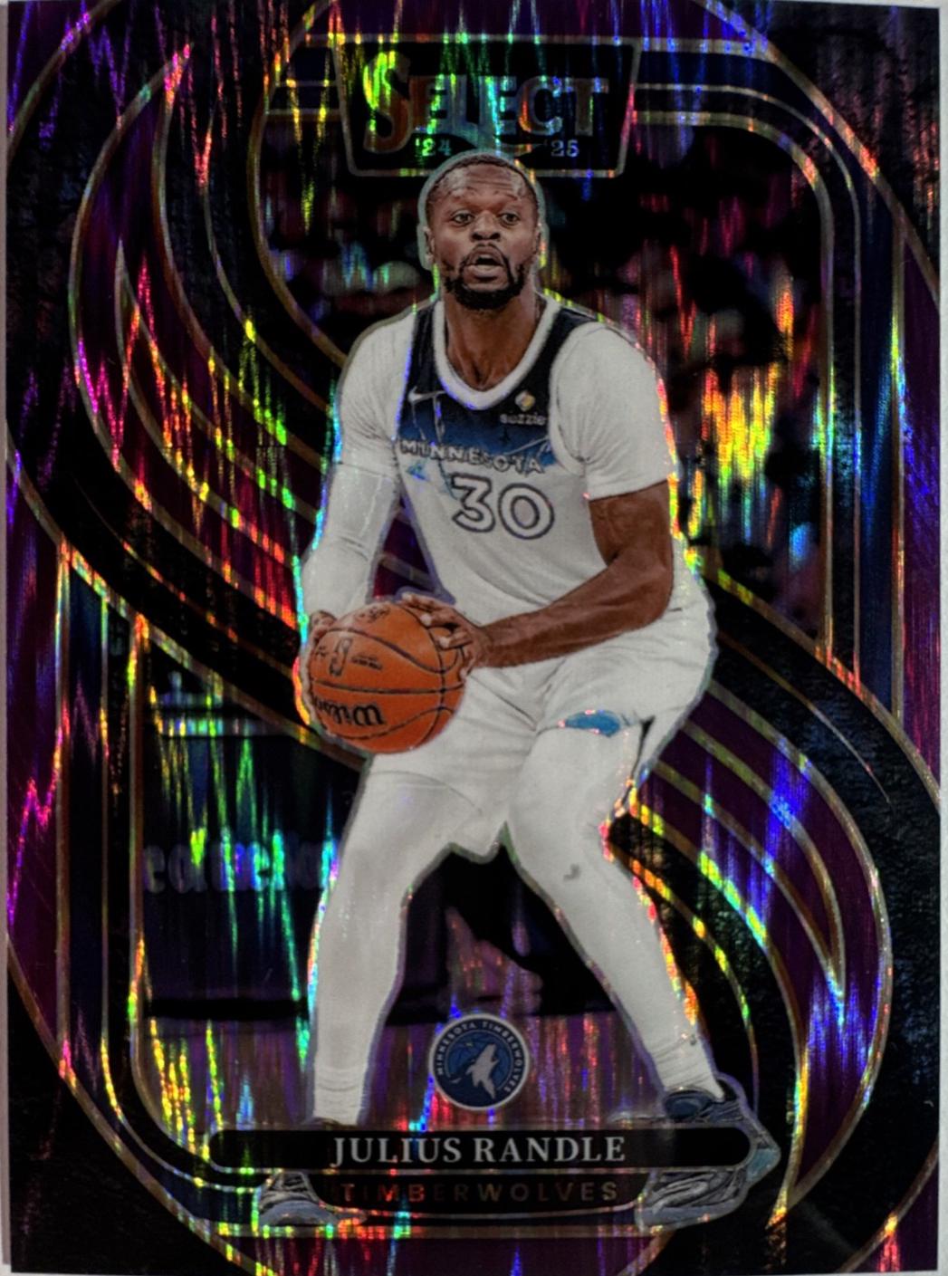 Julius Randle [Purple Flash Prizm] #129