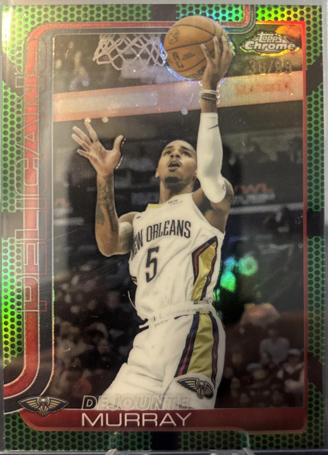 Dejounte Murray [Green Basketball Refractor] #186