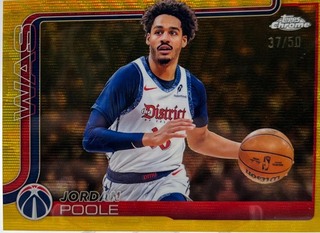 Jordan Poole [Gold Wave Refractor] #207