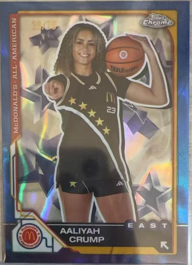 Aaliyah Crump [Blue Lava Refractor] #16