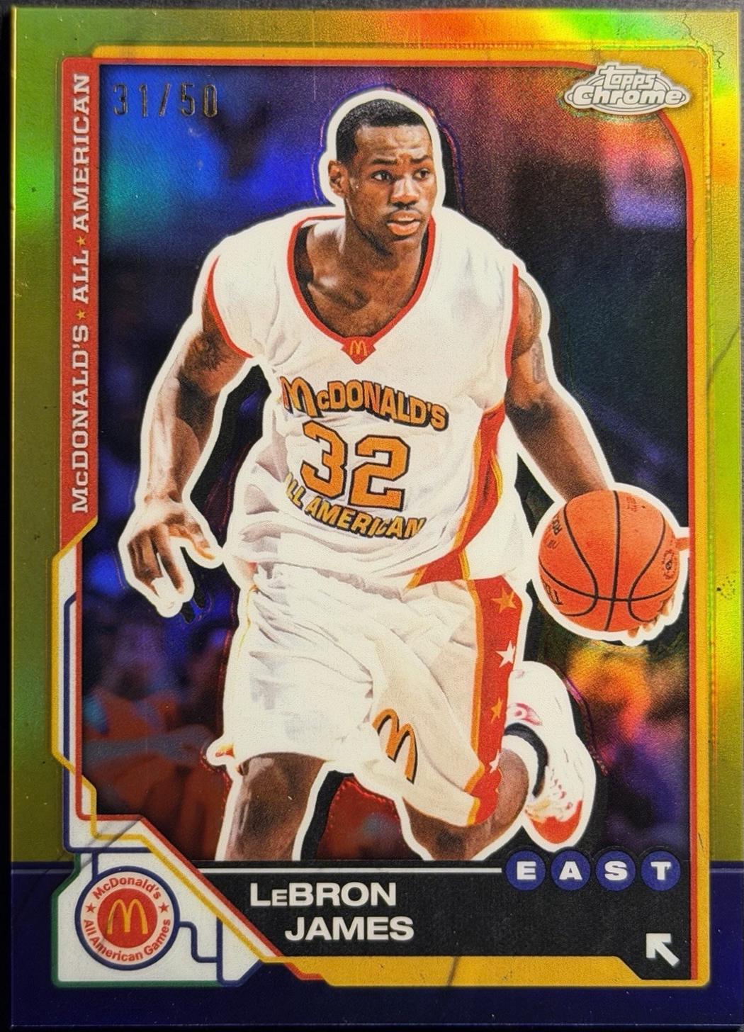 Lebron James [Gold Refractor] #98
