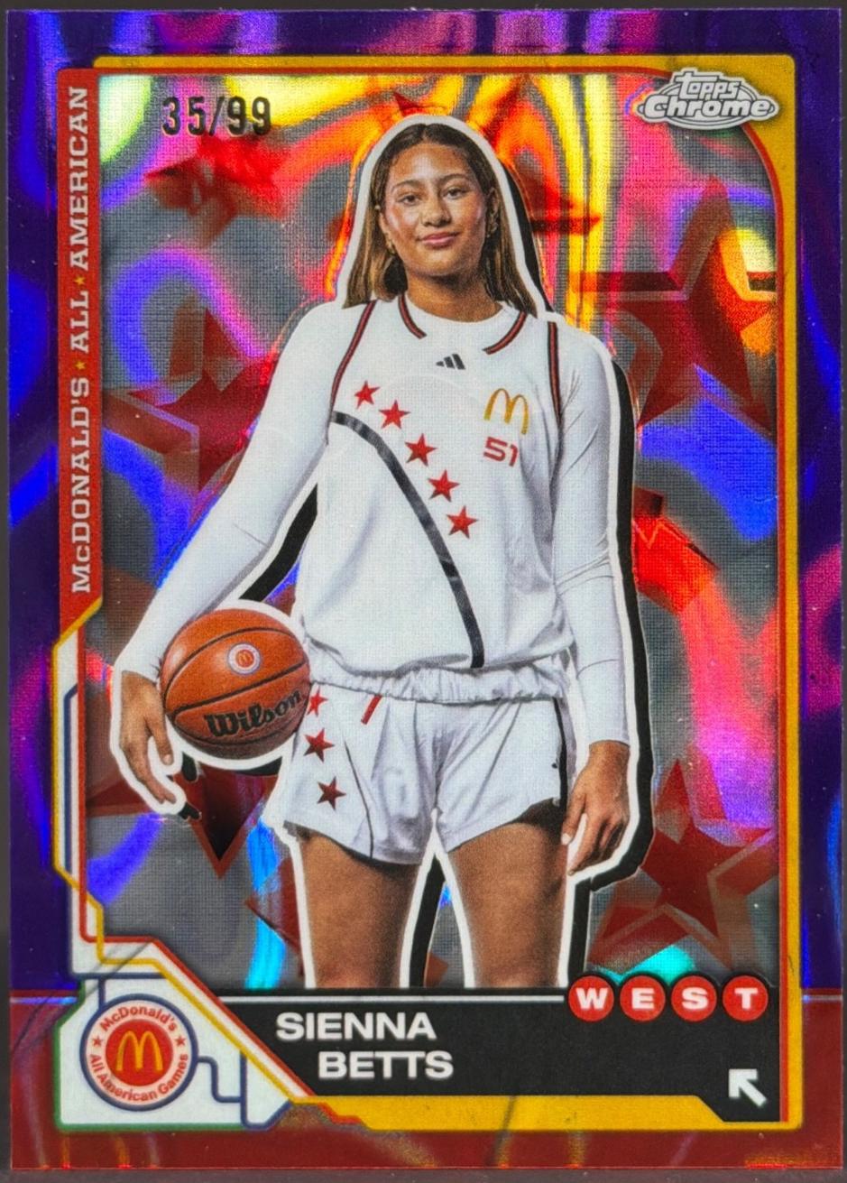 Sienna Betts [Purple RayWave Refractor] #38