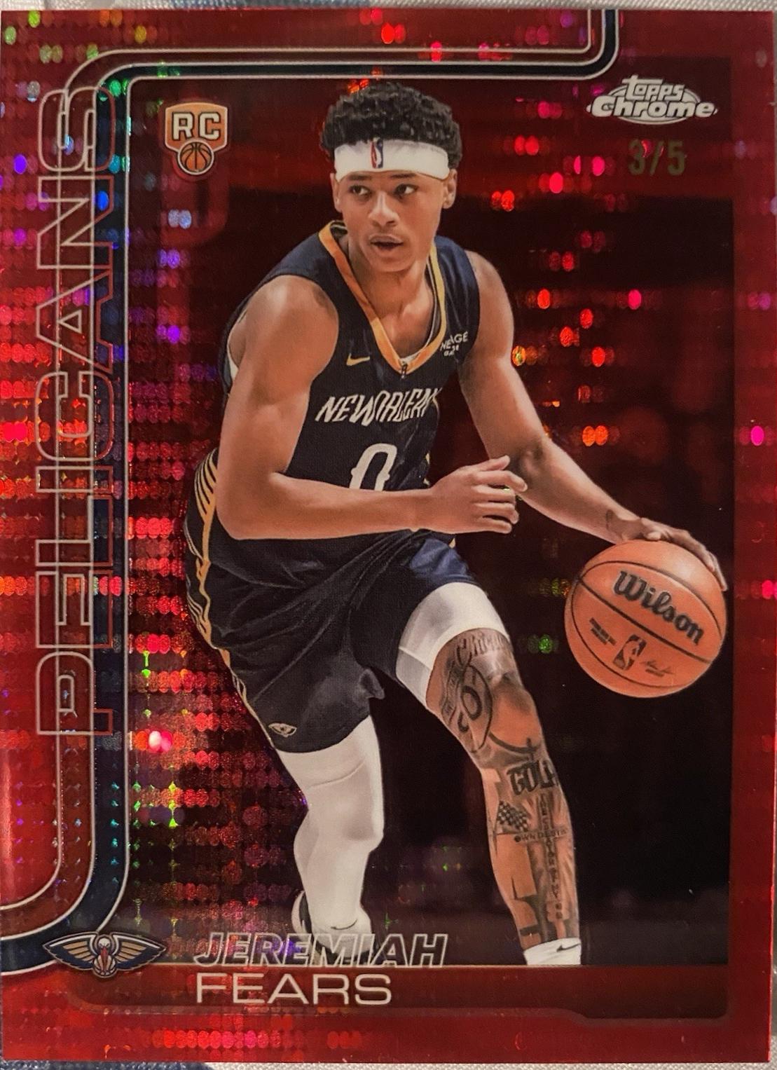 Jeremiah Fears [Pulsar Red Refractor] #257