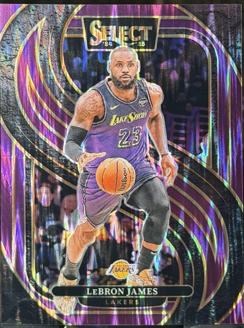 LeBron James [Purple Flash Prizm] #111