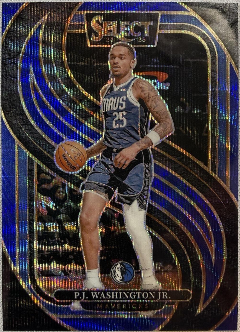 P.J. Washington Jr. [Blue Wave Prizm] #154