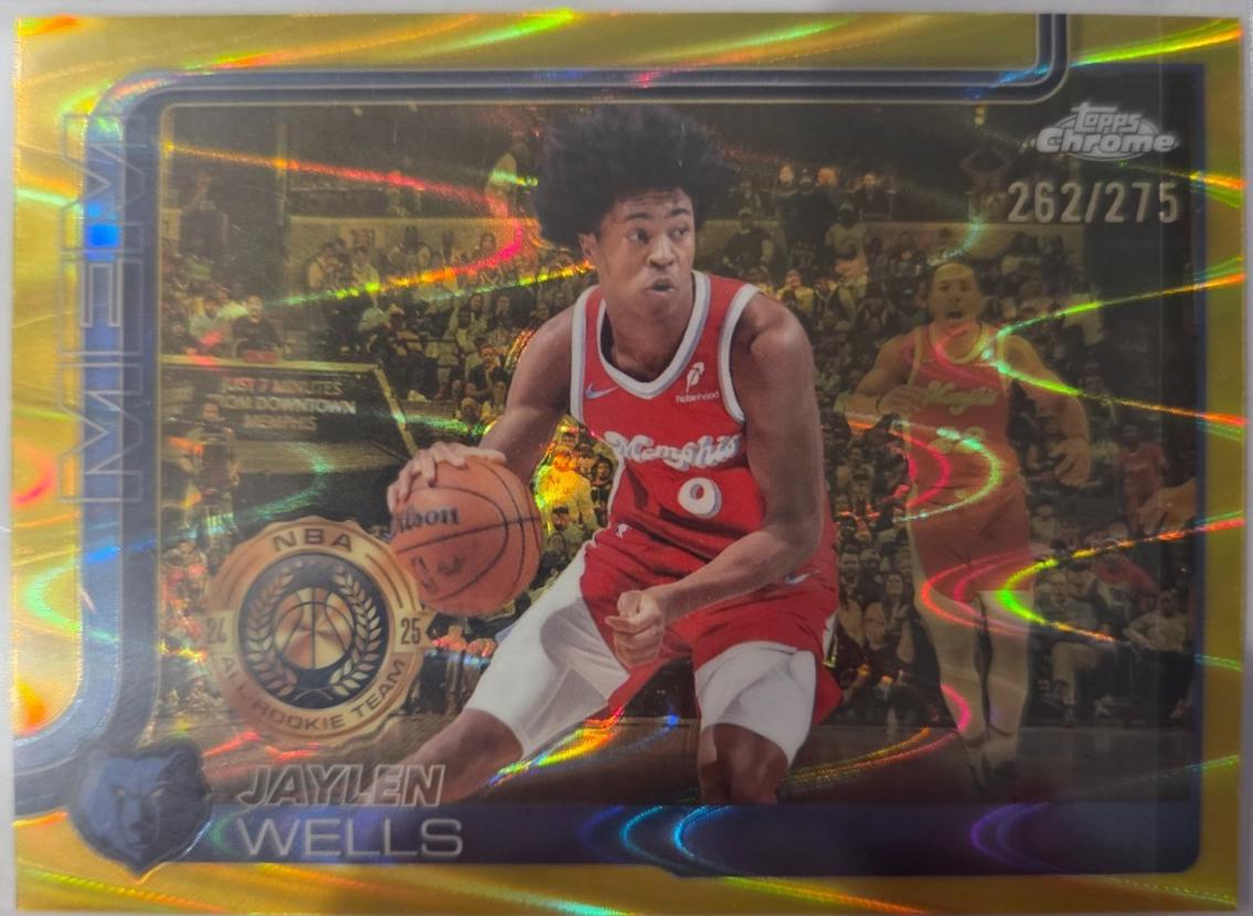 Jaylen Wells [RayWave Yellow Refractor] #200
