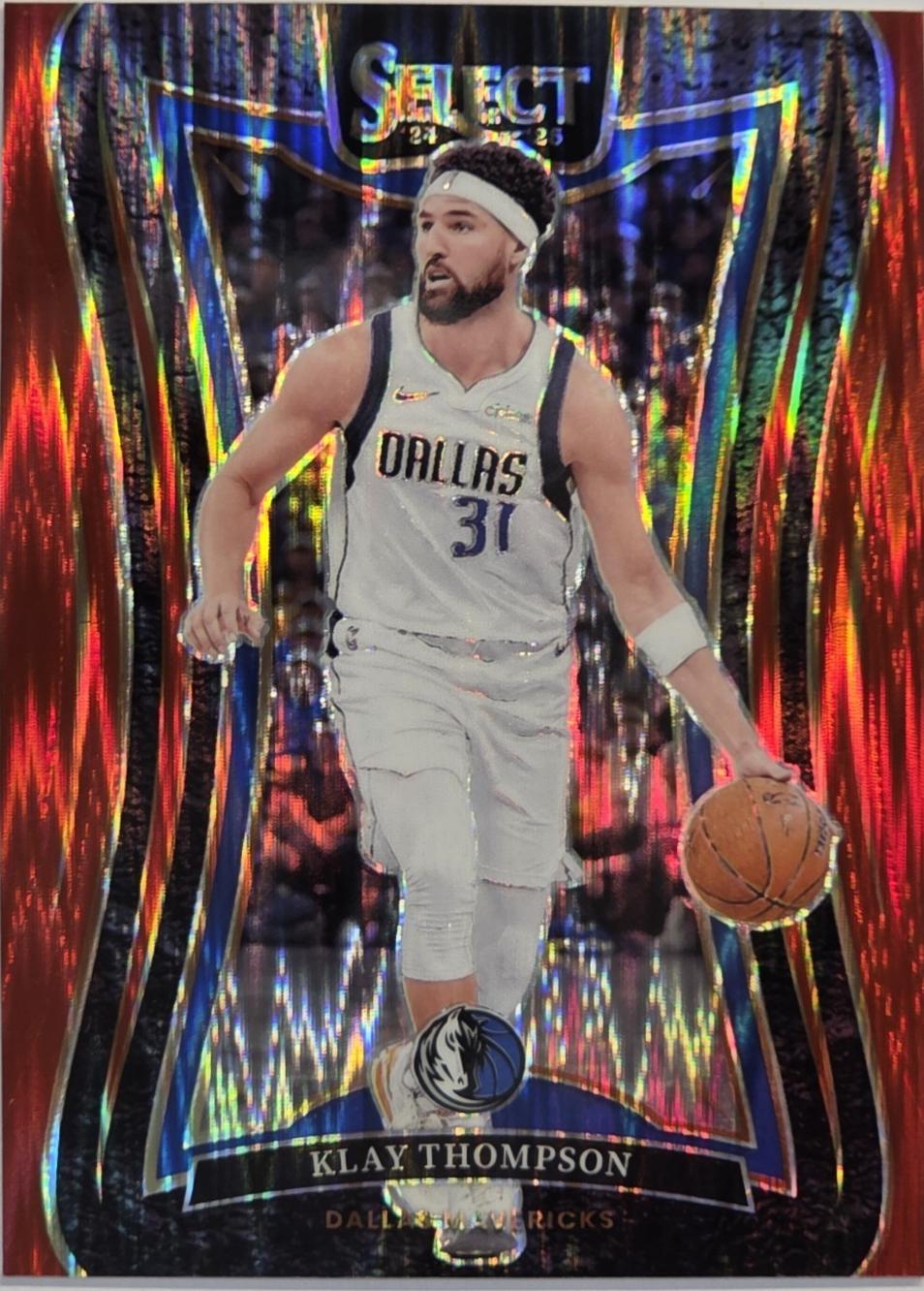 Klay Thompson [Red Flash Prizm] #360