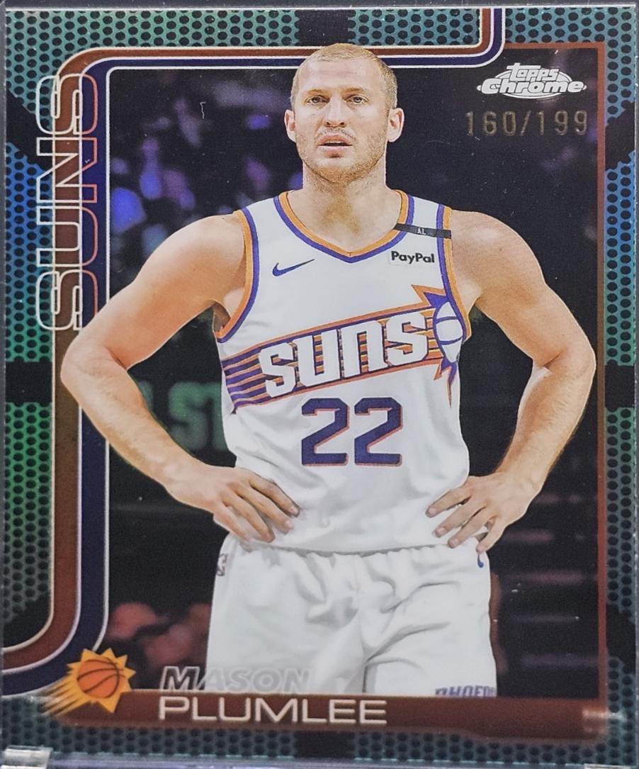 Mason Plumlee [Aqua Basketball Refractor] #106