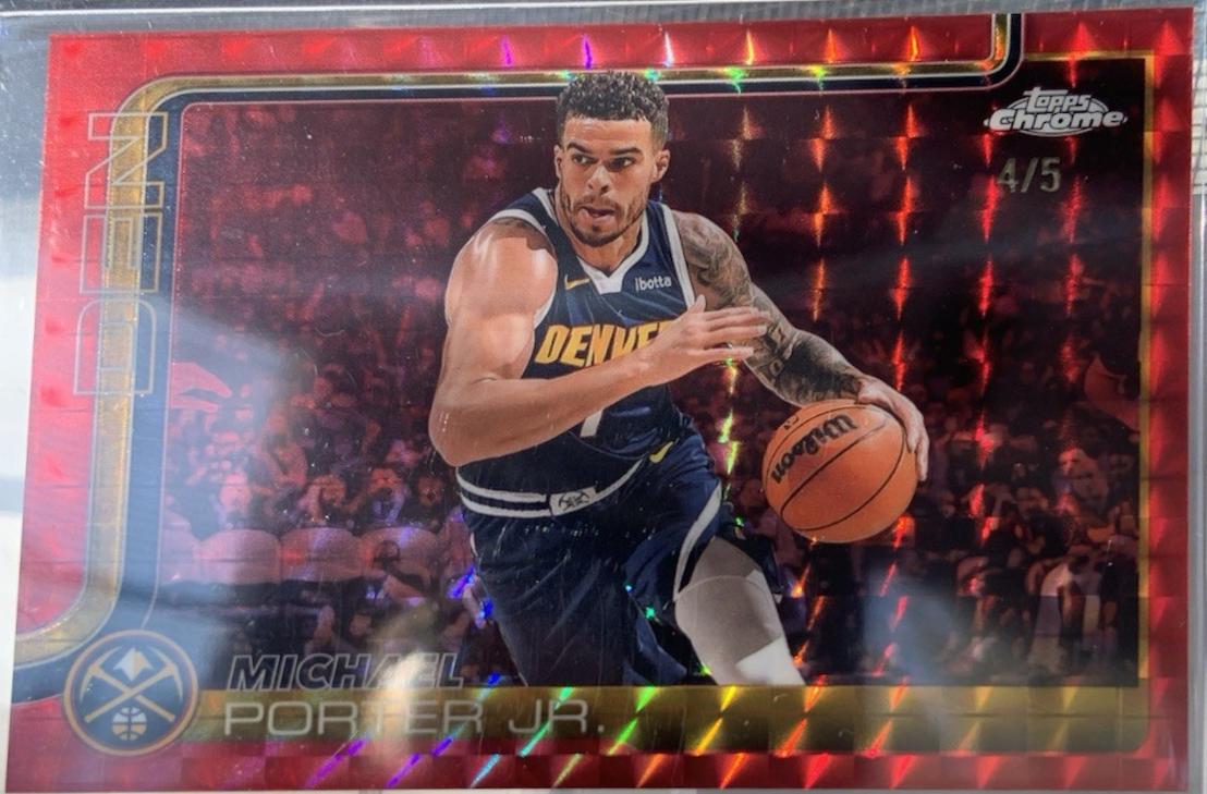 Michael Porter Jr. [Red Geometric Refractor] #31